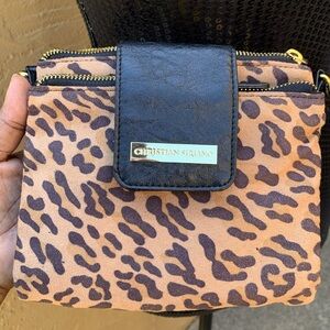 Christian Siriano Animal Print Crossbody Bag